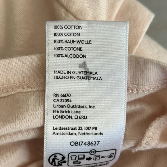 Anthropologie Cap Sleeve Floral Tee Peony Botanical Tee Size XS - Picture 9 of 11